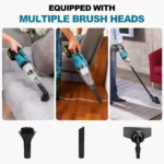 12Kpa Elektrische Staubsauger Cordless Multi-funktion Reiniger Handheld Reinigung Schnee Staub Werkzeug Für Makita 18v Batterie pin 4