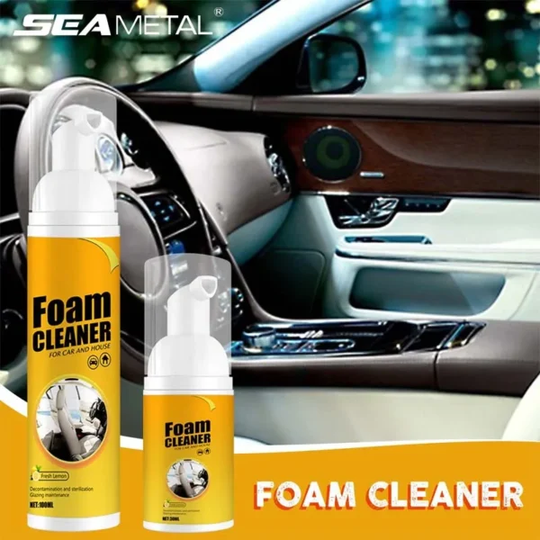 SEAMETAL 150/60ml Multi-zweck Schaum Reiniger Spray Auto Home Interior Reiniger Schaum Spray Anti-Aging schutz für Auto Zubehör