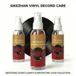 SIKEZHAN Vinyl-Schallplatten-Reinigungsspray (60ml) |   Antistatischer Staub- und Schmutzentferner |   Rückstandsfreie Formel für Tiefenreinigung
