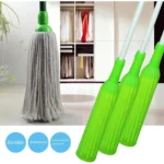 2-in-1 dehydrierter Bodenreinigungsmopp, 360 drehbar, verstellbarer Reinigungsmopp, Mikrofasermopp, nass und trocken, für Badezimmer/Büro/Zuhause
