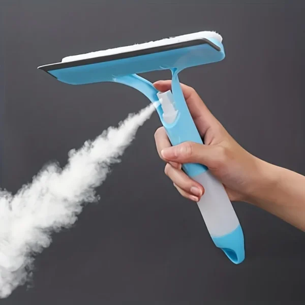 3-in-1-Glasreinigungswerkzeug für Badezimmerspiegel und Fenster zu Hause, Wasserwischerrakel für Dusche und Glasoberflächen