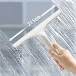 3-in-1-Rakel zum Reinigen von Fenstern, multifunktionaler Glasspiegelwischer mit Sprühflasche, Mikrofaser-Peeling, Werkzeuge für den Haushalt und Autoreiniger 4