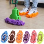 Boden Staub Reinigung Hausschuhe Schuhe Reinigungstuch Lazy Shoe Cover Mop Hausschuhe Mikrofaser Chenille Schuhüberzüge