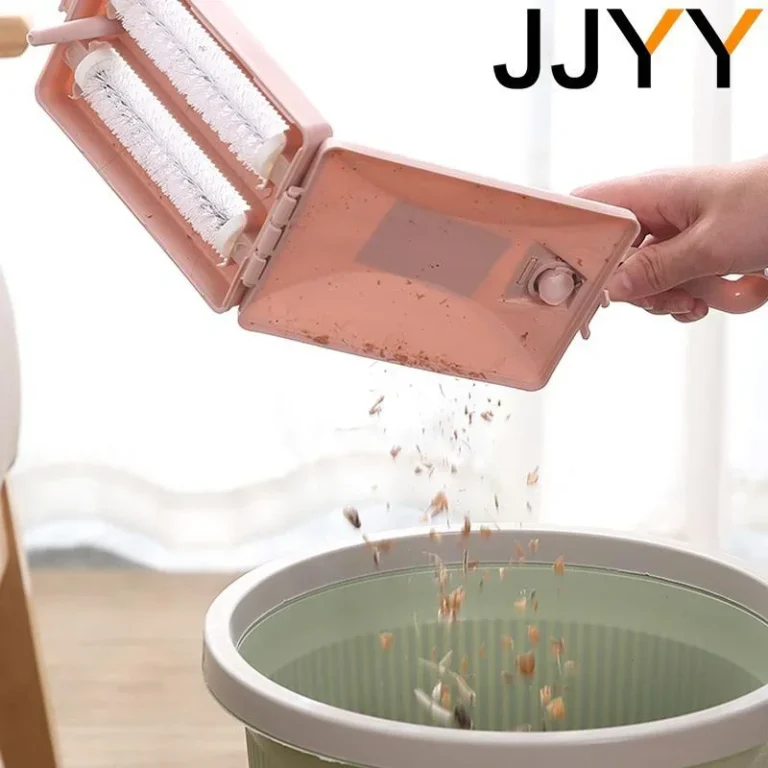 JJYY Handheld Teppich Kehrmaschine Krümel Pelz Pinsel Collector Roller Pinsel Hause Pet Haarentferner Sofa Reinigung Staub Pinsel 2