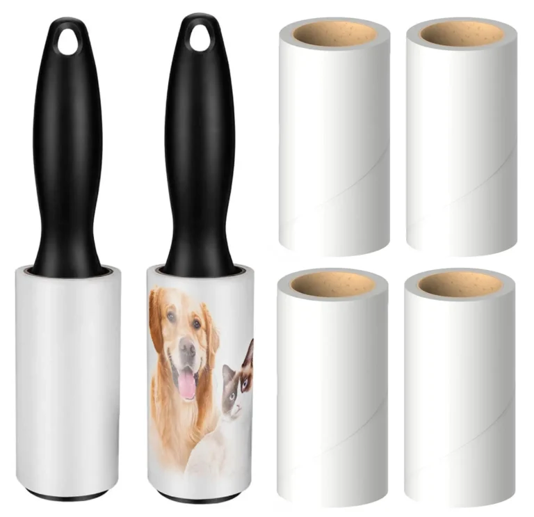 Extra Klebrige Fusselrolle Tierhaar-Entferner Pro Rolle Leicht Abreißbar für Hunde- und Katzenhaare Kleidung Möbel Teppich Sofa Haushalt Haustiere