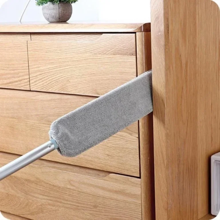 Langer Mopp unter dem Bett Spalt Staub bürste langer Griff abnehmbares Moppbett unten Sofa Lücke sauberes Tierhaar Home Duster Tool Home Reinigung 2