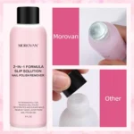 8oz Nail Cleanser 2 in 1 (Poly Nail Extension Gel Slip Solution+Professioneller Nagelreiniger) Nagellackentferner Fusselfreier Slip 5
