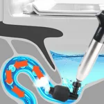 Toiletten-Entstopfungsgerät für Bad, WC, Dusche, Waschbecken, Badewanne, Hochdruck-Abflussreiniger, Rohrreiniger gegen Verstopfungen 6