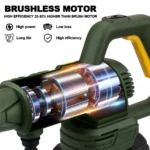 200Bar 3Gear Digital Display Bürstenlosen Elektrischen Hochdruckreiniger Auto Waschen Pistole Garten Wasser Pistole für Makita 18V batterie Pin 6