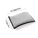 2-10Pcs Weiche Doppel Seite Mikrofaser Schrubben Schwamm Auto Leder Reinigung Mikrofaser Handtuch Wachs Schwamm Auto Detaillierung Werkzeuge 4