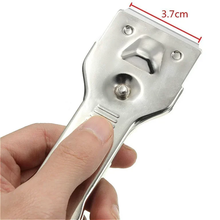 1PC Multifunktions Reiniger Kochfeld Schaber Entferner mit 5 stücke Klinge für Küche Reinigung Ofen Glas Keramik Herd Werkzeuge Utility messer 2