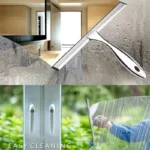 Duschabzieher aus Edelstahl für Duschtüren mit Haken, für Haushalt, Badezimmer, Fenster, Spiegel, Glas, Reinigungswerkzeug für Zuhause 6