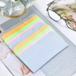 5PCS Brillen Reinigungstuch Mikrofaser Anpassbare Für Bildschirme Linsen Nylon Oder Polaroid Gläser 15*18cm Zufällige Farbe 5