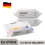 20/40/60 Packungen Feuchttücher, 20 Puffs, separat verpackt, Hand- und Mundreinigungstücher Heimschulbedarf