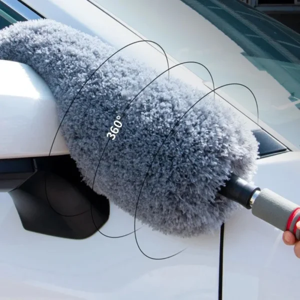 Auto-Staubpinsel, Teleskop-Autoreinigungswerkzeug, Mikrofaserbürste, Reinigungswerkzeuge für die Autoreinigung, Staubwischer, Nass-/Trocken-Autowischer