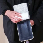 Ersetzen Sie den Moppkopf aus Mikrofaser, Ersatzkopf, Bodenreinigungstuch, Pads, flache Squeeze-Handfreie Auswringwerkzeuge für Zuhause und Küche 5
