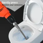 1/1,5/2,5/3,5/5 Meter Abflussreiniger 10 mm Durchmesser Rohrfeder Anti-Rost Kanalisation Waschbecken Becken Pipeline verstopfter Entferner Reinigungswerkzeug 4