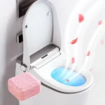 Rosa automatische Toilettenschüssel-Reinigungstabletten, 10/50/100 Stück Badezimmer-Reiniger für zu Hause, Brausetablette entfernt schnell Urinflecken 6