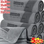 5/1PC High-end-Mikrofaser Auto Waschen Handtuch Auto Reinigung Trocknen Tuch Säumen Auto Pflege Detaillierung tuch Wasser Absorption Auto Lappen