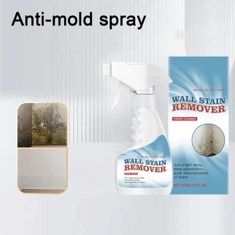 Schimmelentfernungsspray Verhindert Schimmelwiederaufbau 120ml/500ml Wandfleckenentferner Badezimmer-Wandschimmelreiniger Fleckenentfernungsspray 2