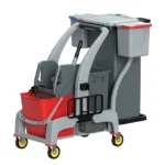 Neues Design Hausmeister-Reinigungswagen Optionales Modell Moderne und Praktische Reinigungsprodukte Hotel-Trolley 3