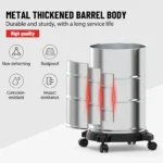 BRIEFNESS 5000 W 19 kPa Industriestaubsauger 3 in 1 – 20 l Trocken-Nasssauger mit Gebläse, Staubwasserabsaugung für Werkstattfabrik, Garage 5