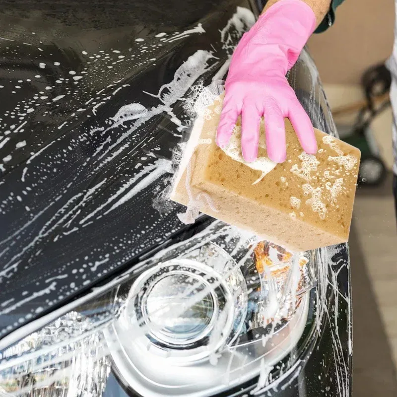 Auto Waschen Schwamm Große Waben Schwämme Pinsel Abstauben Detaillierung Waschen Schwamm Auto Reinigung Werkzeuge Motorrad Auto Zubehör 2