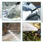 YOFIDRA Bürstenlosen 200Bar Auto Waschmaschine Elektrische Hochdruckreiniger Wasser Pistole 6IN1 Cordless Reinigung Garten Für Makita Batterie Pin 6