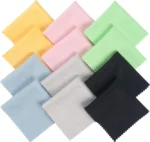 12 Stück 15x18cm Mikrofaser-Reinigungstücher Verdickte Brillenputztücher Fusselfreier Brillenreiniger für Handybildschirme und Linsen