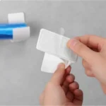 2 Stück an der Wand montierter Müllbeutelhalter – selbstklebender Mehrzweckspender für Küche und Badezimmer, platzsparender Organizer 6