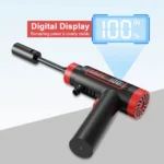 EAFC 60 Bar Hochdruck-Wasserpistole, 160 W, Autowaschmaschine, tragbarer kabelloser Hochdruckreiniger, Schaumsprüher, eingebauter Akku 4
