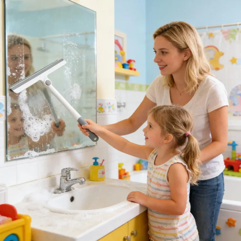 Duschabzieher für Glastüren Silikon-Allzweck-Profi-Abzieher Fensterreinigungswerkzeug für Haus, Wohnung, Zimmer, Badezimmer 2