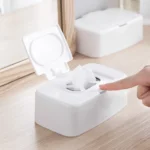 Podofo Nass Tissue Box Feuchttücher Spender Tragbare Tissue Box Baumwolle Tupfer Lagerung Box Für Auto Home Office Desktop Container 3