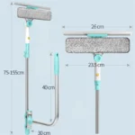 Eworld Hot Verbesserte Teleskop Hochhaus Fenster Reinigung Glas Reiniger Pinsel Für Waschen Fenster Staub Pinsel Sauber Windows Hobot 6