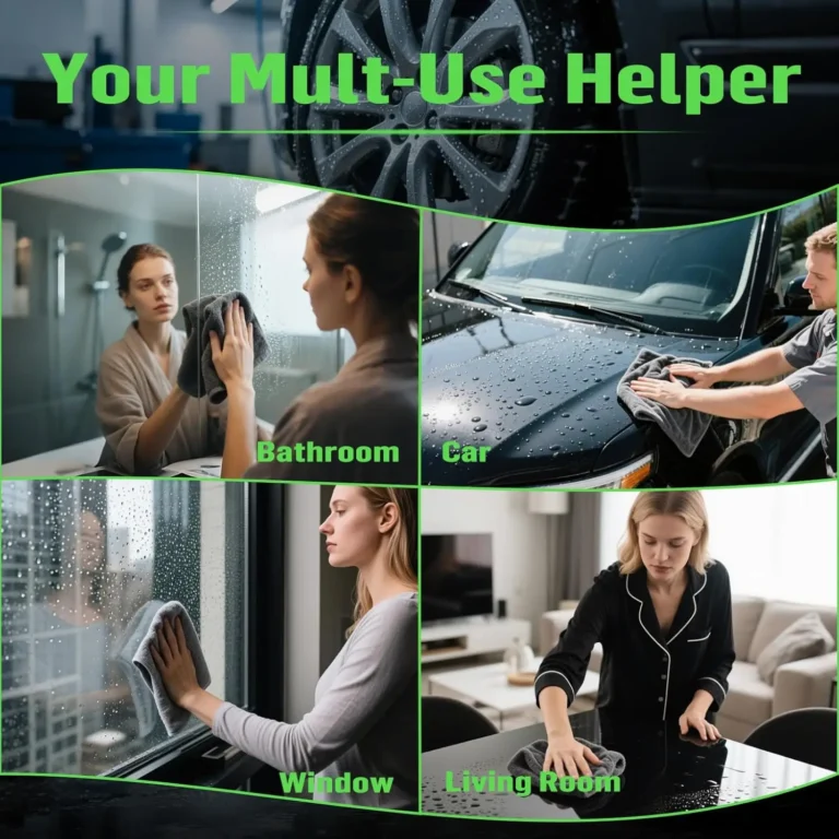 1 Stück Ultra-Saugfähiges Mikrofaser-Reinigungstuch - Weiches, Langlebiges & Schnell Trocknendes Handtuch für Autos, Haushalt und Badezimmer 2