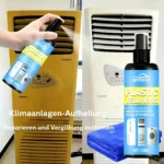 120ML Kunststoff-Vergilbungsrenovierungsspray, Mehrzweck-Haushalts-Kunststoffaufheller, entfernt Oxidations- und Gelbflecken für Klimaanlagen, Kühlschränke 2