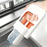 Stark Saugfähiger Mini-Mopp Staubentfernung Tragbarer Reinigungsmopp mit Schwamm Mini-Schwamm-Mopp Nass und Trocken Badezimmer Schreibtisch Glas 3