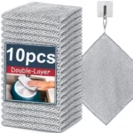 Lappen für die Küche, Schrubber, Draht, Geschirrtuch, verdickt, doppelseitig, Metall, Stahl, Reinigungstuch, Topf, Geschirrspültücher, Scheuerschwämme