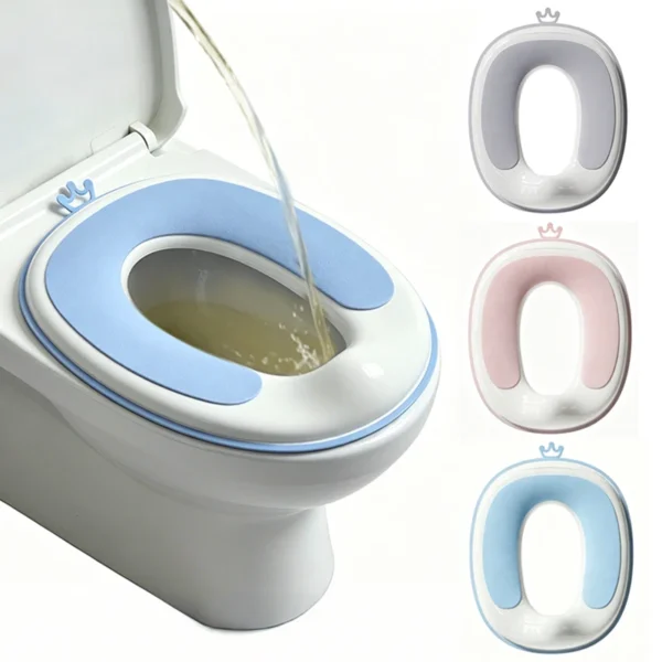 Universeller Toilettensitz für Kinder, spritzwassergeschützt, für Kleinkinder, sicheres WC, tragbar, für Jungen und Mädchen, für Reisen, Zuhause, Badezimmer