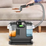 Tragbarer Teppichreiniger 450W 12KPa Tragbarer Fleckenentferner für Auto Sofa Tierhaare, Sprüh-Saug-Polsterreinigungsmaschine 6