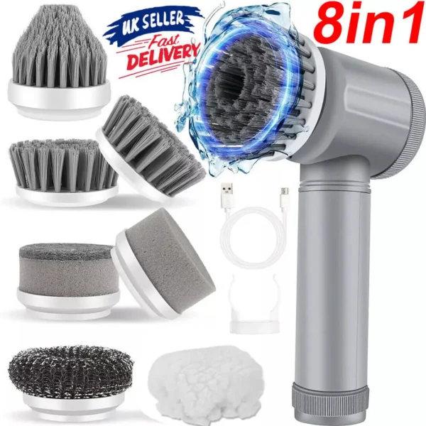 Wiederaufladbarer elektrischer kabelloser Wasch- und Schleuderschrubber Turbo Scrub Clean