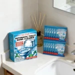 Jue Fish Automatischer Toilettenreiniger Entkalker Geruchsentferner Langanhaltender Schutz Haushalts-Toilettenreiniger Brausetabletten 6