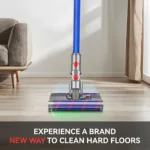 Verbesserter weicher Doppelrollenbürsten-Bodenkopf für Dyson V7 V8 V10 V11 V15 Staubsaugerteile mit grünen Scheinwerfern, elektrischer Bodenkopf 4