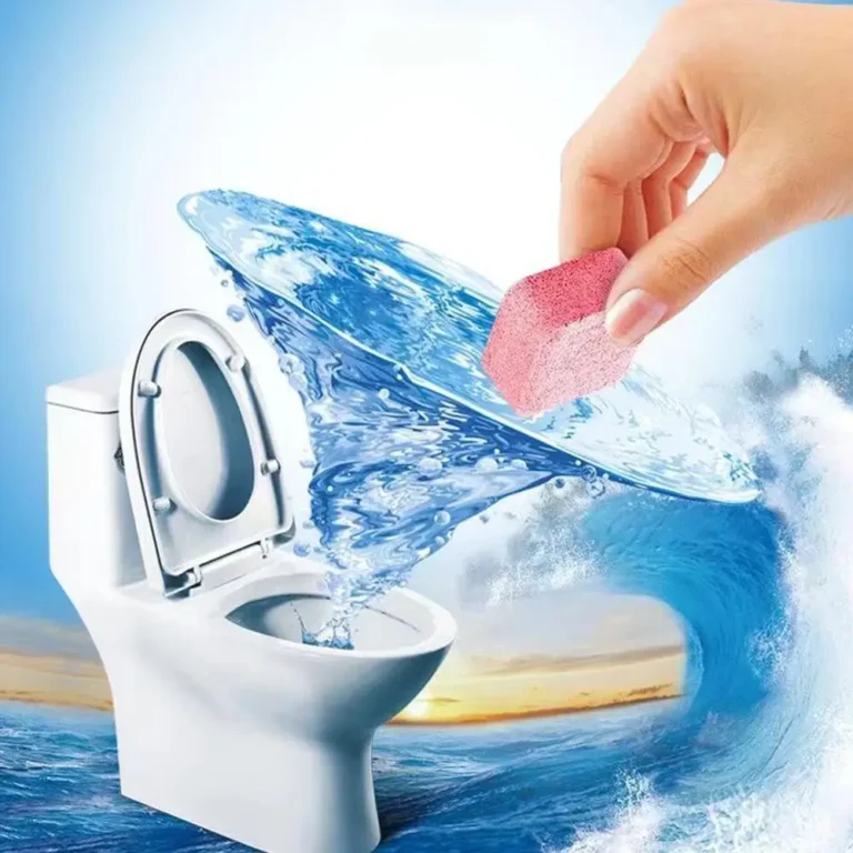 Rosa automatische Toilettenschüssel-Reinigungstabletten, 10/50/100 Stück Badezimmer-Reiniger für zu Hause, Brausetablette entfernt schnell Urinflecken 2