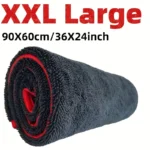 Ultra-absorbierendes Autohandtuch XXL, extra großes Mikrofaser-Trocknungstuch – ultraabsorbierende, verdickte Technologie mit Twist-Ring-Design