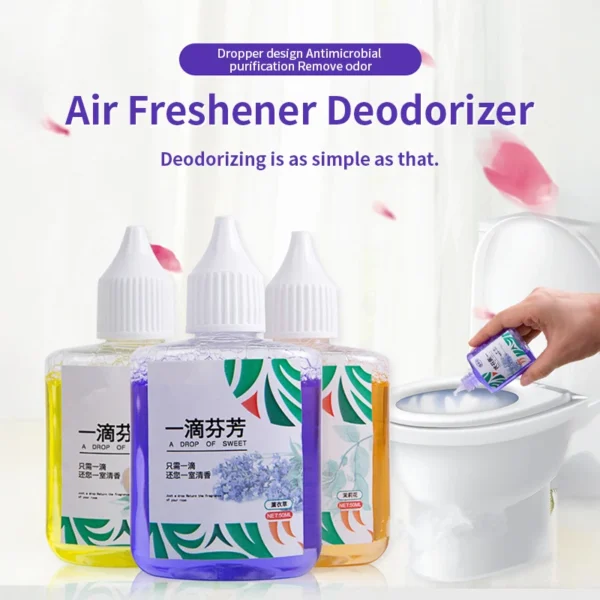 50 ml A Drop of Fragrance Lufterfrischer, langlebiger Deodorant für Badezimmer, Toilette, Geruchsbeseitiger, Haushaltsfrischer, Reinigungsmittel