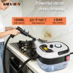 Tragbare Dampfreiniger mit Hoher Temperatur und Druck, Handgehaltener Dampfreiniger für Klimaanlagen, Hunde, Hauben, Autos, V/EU-Stecker
