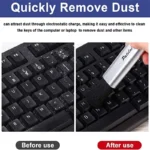 5/1pcs Auto versenkbare Innen reinigungs bürste Klimaanlage Computer Detail lierung Bürste Tastatur Kunststoff griff Woll bürste 5