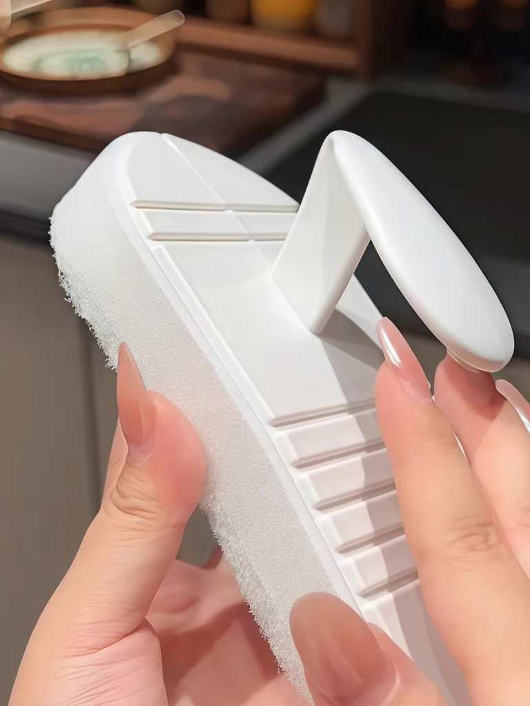 Flexibler Reinigungspinsel mit Biegsamem Schwamm für Küche & Bad, Schwer Erreichbare Bereiche, Spüle, Fliesen, Badewanne 2