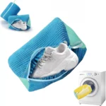 Schuhwaschbeutel, Waschmaschine, Wäschebeutel, Mikrofaserverschluss, Schuhe, Reinigungsbeutel, Schuhe, Wäschesetz, flauschige Fasern, Sneaker 3